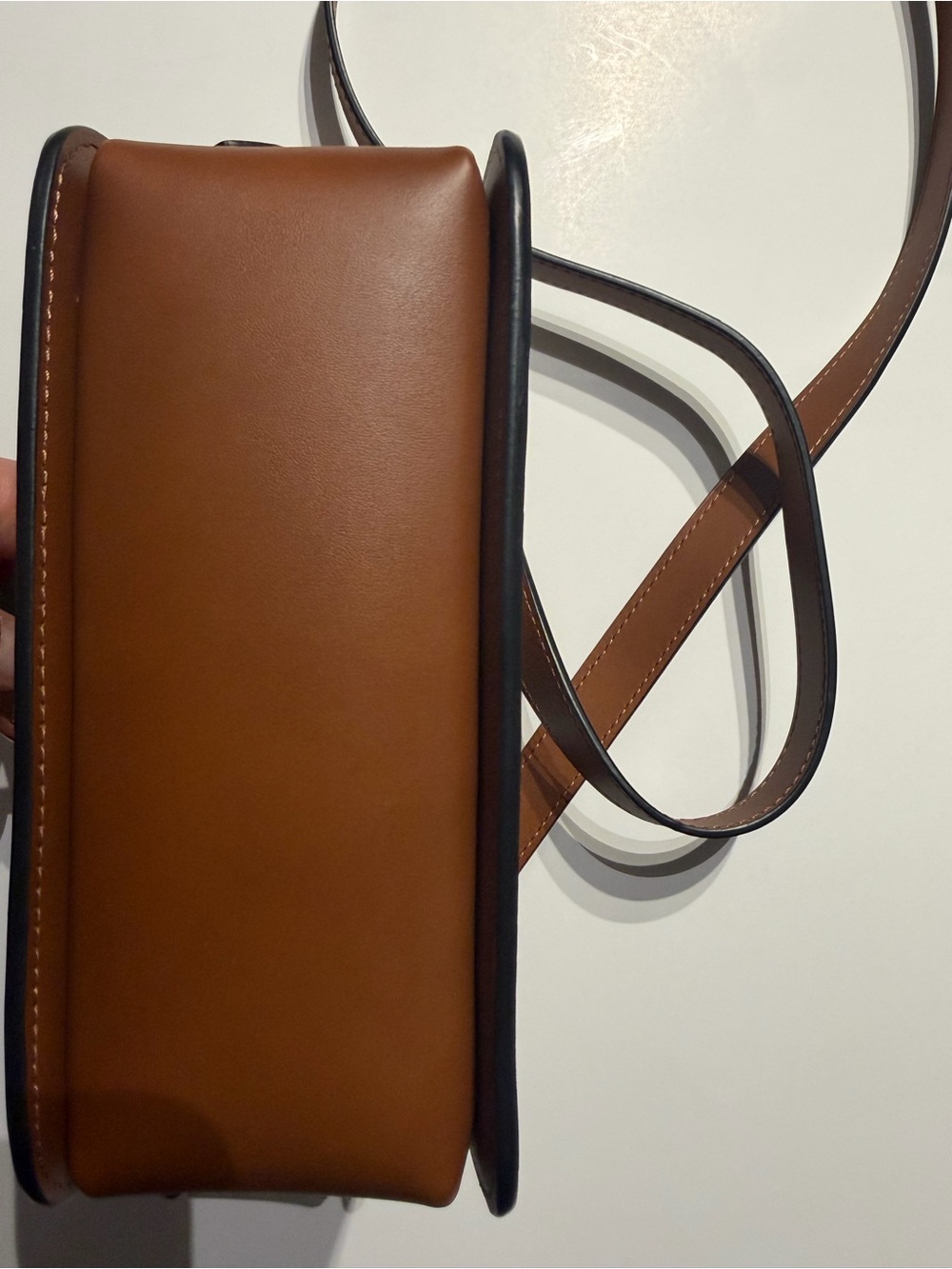 Longchamp Box Trot Crossbody Cognac/Pale Gold - Picture 12 of 16